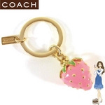 Coach(コーチ) キーホルダー ストロベリー キーフォブ 92470