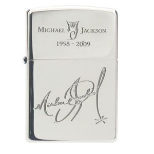 マイケルジャクソン ZIPPO D(サイン柄)