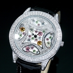 �yDolce Medio�z�N���X�^���X�g�[���E�H�b�`�@DM8508-BK 