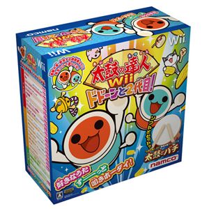 Wii本体(シロ)+太鼓の達人ドドーンと2代目同梱版セット
