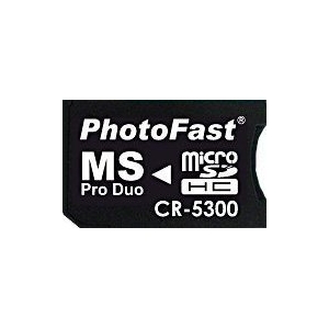 MS Pro Duo変換アダプタ PhotoFast CR-5300 microSDHC対応 