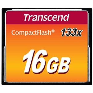 トランセンドジャパン　16GBコンパクトフラッシュカード　TS16GCF133