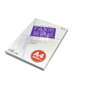 ミヨシ（MCO） FAX用紙（A4サイズ） 250枚いり FXP-250 【5個セット】