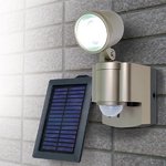 【防犯グッズ】LED×1灯・ELPA 防雨センサーライト（ソーラー） ESL-301SL 