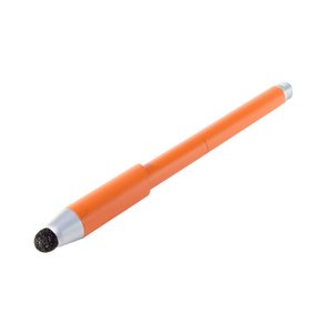 ミヨシ（MCO)　導電繊維ファイバーヘッドタッチペン　STP-07/OR(低重心感圧付)