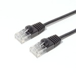 ミヨシ（MCO）　短いLANケーブル　TWS-65BK　0.5m　【5本セット】 　ブラック