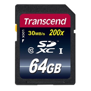 トランセンドジャパン SDXCカード TS64GSDXC10 【5個セット】