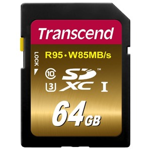 トランセンドジャパン SDXCカード TS64GSDU3X 【5個セット】