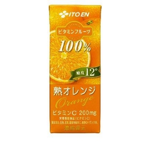 伊藤園　ビタミンフルーツ　熟オレンジ　紙パック　200ml　48本セット