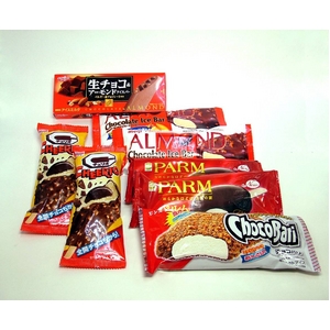 夏の暑い日でもチョコ系アイス!!（各種5本）