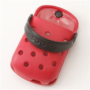 crocs(クロックス) オーダイアル携帯ケース ODial:レッド/ブラック 【同色2個セット】