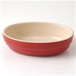 Le Creuset(ルクルーゼ) オーバルディシュ&ラムカン 各2計4点セット アップル