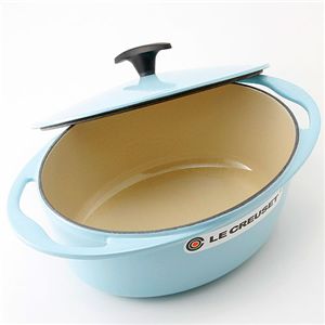 Le Creuset(ル･クルーゼ) センセーション ココットオーバル 25cm サテンブルー