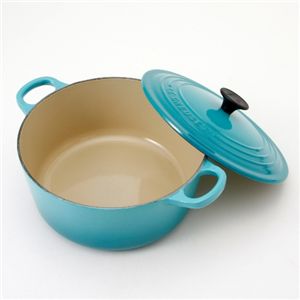 Le Creuset(ル･クルーゼ) ココットロンド 24cm カリビアンブルー