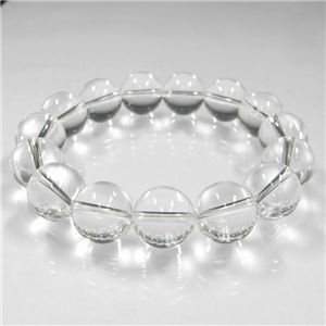 天然本水晶ブレス 14mm