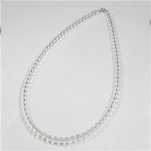 6A天然本水晶ネックレス(50cm) 桐箱入