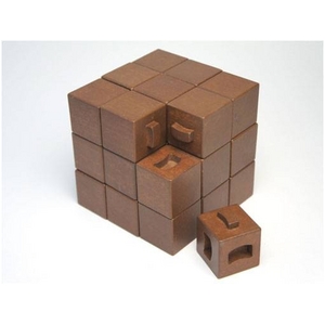 立方体パズル ピーナッツ27ピース