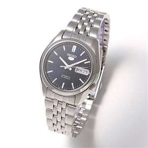 SEIKO(セイコー) オート5 ブレスウォッチ SNK357 ネイビー