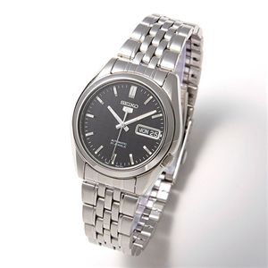 SEIKO(セイコー) オート5 ブレスウォッチ SNK361 ブラック・バー