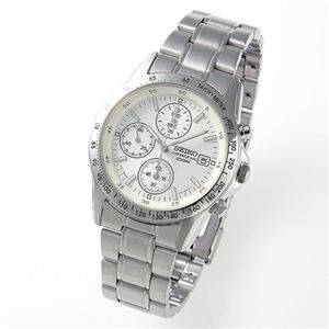 SEIKO（セイコー） メンズ クロノグラフブレスウォッチ SND363P シルバー