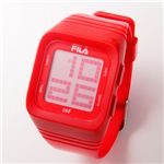 FILA（フィラ） 360゜SENSOR デジタルウォッチ FCD001-102 レッド