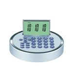 ADESSO（アデッソ） 電卓電波クロック TCK-105