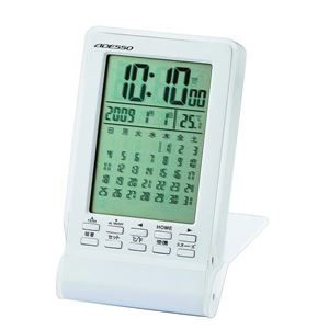 ADESSO（アデッソ） カレンダー電波時計 TSB-445W
