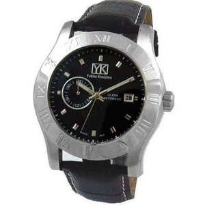YukikoKimijima オートマチック レザーウォッチ KA-2895-05 ブラック