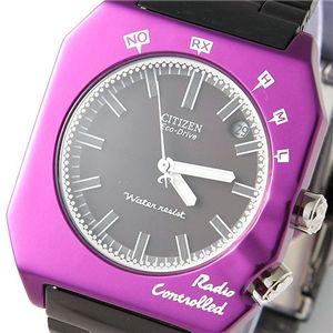 CITIZEN(シチズン) オルタナ メンズブレスウォッチ パープル×ブラック