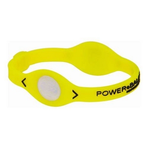 POWER BALANCE（パワーバランス） シリコンブレスレット イエロー Sサイズ