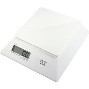 dretec（ドリテック） デジタルスケール「パルテノ」2kg KS-244WT ホワイト