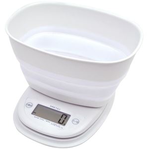 dretec（ドリテック） デジタルスケール「メルバ」 KS-312WT ホワイト