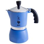 コーヒーメーカー（モカ フィアメッタ） 直火式【BIALETTI（ビアレッティ）/MOKA FIAMMETTA】ブルー（青） 3972