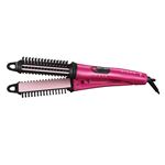 マイナスイオン2WAYブラシヘアアイロン【TESCOM（テスコム）】高速ヒート30秒 ピンク IPH1626-P
