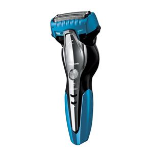 電気シェーバー ラムダッシュ3枚刃WET 水洗い可/海外対応【Panasonic（パナソニック）】ブルー（青） ES-ST6N-A