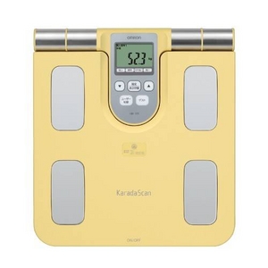 OMRON(オムロン) 体重体組成計 カラダスキャン HBF-370-Y クリームイエロー