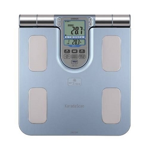 OMRON(オムロン) 体重体組成計 カラダスキャン HBF-371-A グレイッシュライトブルー