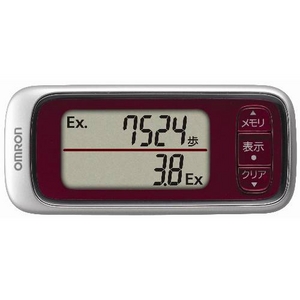 OMRON(オムロン) 歩数計 Walking style HJ-301-R レッド