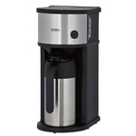 THERMOS　真空断熱ポット　コーヒーメーカー0.63L　ECF-700-SBK　ステンレスブラック