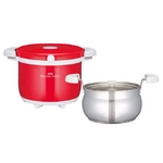 THERMOS　真空保温調理器シャトルシェフ3.0L（3〜5人用）　KBA-3001-TOM　トマト