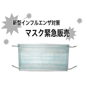 新型インフルエンザ対策に フェイスマスク 200枚(50枚×4箱)