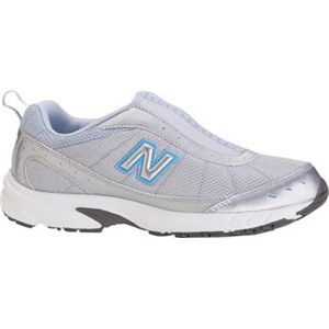 New Balance（ニューバランス） ランニング・トラック シューズ ライフスタイルジョグトレーニング W281SEE シルバー×ブルー 24.0cm ワイズ：EE