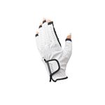 ASICS（アシックス） レディースカットグローブ ホワイト×ブラック PGG571 SS