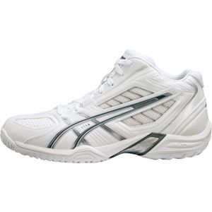 ASICS(アシックス) GELHOOP V2 Slim(ゲルフープV2 Slim) ホワイト×シルバー TBF665 26.5
