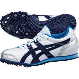 ASICS(アシックス) タイガーパウR TRACKSTARR ホワイト×ネイビー TTP727 19.5