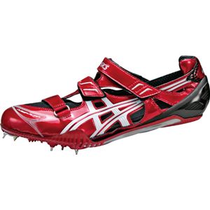 ASICS(アシックス) CYBERAURAR(サイバーオーラ) メタルレッド×ホワイト TTP739 25.0