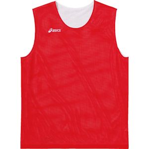 ASICS（アシックス） リバーシブルシャツ レッド×ホワイト XB6328 S