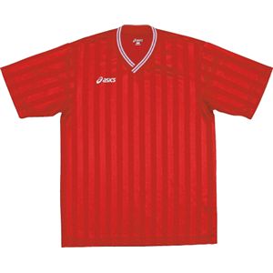 ASICS（アシックス） Jr.ゲームシャツ半袖 レッド XS3130 150