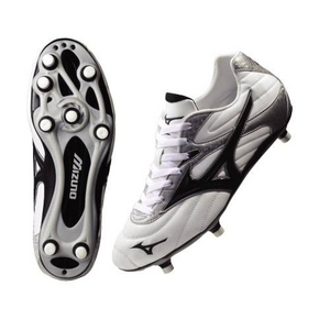 MIZUNO(ミズノ)のアメリカンフットボール専用シューズ！！　WAVE CRUSHER SI（ウェーブクラッシャーSI）　ホワイト/ブラック 26cm　15ka70009