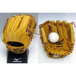 2009年モデル!! MIZUNO（ミズノ） 軟式用グローブ ミズノプロ インフィルダーセレクション 内野手用 サイズ8 ナチュラル 右投げ用 ナチュラル(47)
